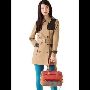 Rebecca Minkoff leather Multiwave M.A.B mini Bombe Crossbody & hand purse